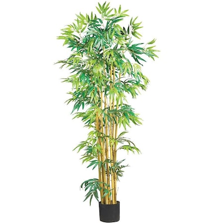Nearly Natural 5 Multi Bambusa Bamboo Silk Tree- Green 5179